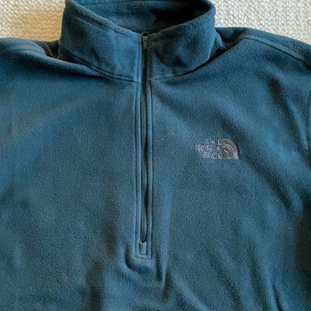 The North dark teal   Quarter-Zip Pullover